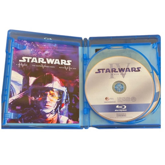 Star Wars IV The Original Trilogy Episodes IV-VI Blue-ray Disc 2011 3 Disc Set - Picture 4 of 5